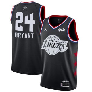 Lakers #24 Kobe Bryant Black Basketball Jordan Swingman 2019 All-Star Game Jersey