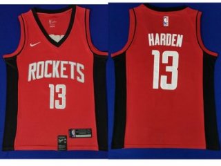 Rockets #13 James Harden Red Basketball Swingman Limited Edition Jersey