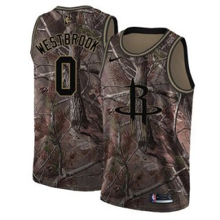 Nike Rockets #0 Russell Westbrook Camo NBA Swingman Realtree Collection Jersey