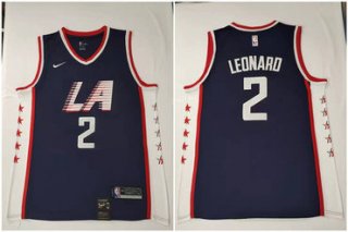 Clippers 2 Kawhi Leonard Black City Edition Nike Swingman Jersey