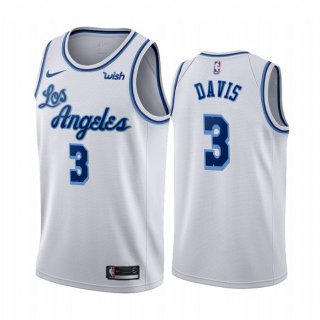 Nike Lakers #3 Anthony Davis White 2019-20 Hardwood Classic Edition Stitched NBA Jersey