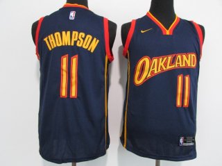 Men's Golden State Warriors #11 Klay Thompson Black NEW 2021 Nike City Edition Stitched Jersey