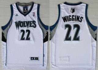 Minnesota Timberwolves #22 Andrew Wiggins Revolution 30 Swingman White Jersey