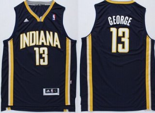 Indiana Pacers #13 Paul George Revolution 30 Swingman Navy Blue Jersey