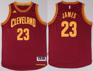 Cleveland Cavaliers #23 LeBron James Revolution 30 Swingman 2014 New Red Jersey