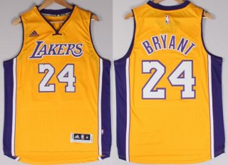 Los Angeles Lakers #24 Kobe Bryant Revolution 30 Swingman 2014 New Yellow Jersey