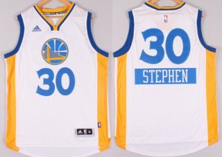 Golden State Warriors #30 Stephen Curry Revolution 30 Swingman 2014 Christmas Day White Jersey