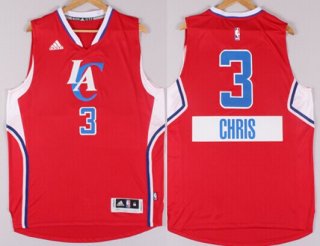 Los Angeles Clippers #3 Chris Paul Revolution 30 Swingman 2014 Christmas Day Red Jersey