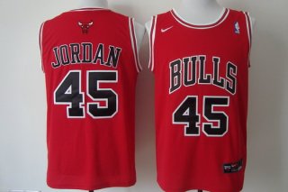 Chicago Bulls #45 Michael Jordan Revolution 30 Swingman Red Jersey