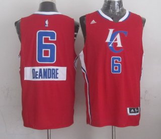 Los Angeles Clippers #6 DeAndre Jordan Revolution 30 Swingman 2014 Christmas Day Red Jersey