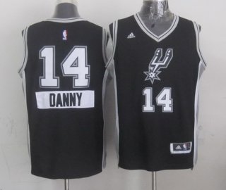 San Antonio Spurs #14 Danny Green Revolution 30 Swingman 2014 Christmas Day Black Jersey