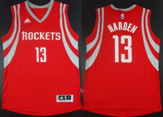 Houston Rockets #13 James Harden Revolution 30 Swingman 2014 New Red Jersey