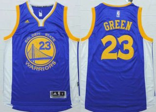 Men's Golden State Warriors #23 Draymond Green Revolution 30 Swingman 2014 New Blue Jersey