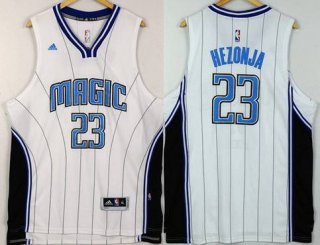 Men's Orlando Magic #23 Mario Hezonja Revolution 30 Swingman 2015 New White Jersey