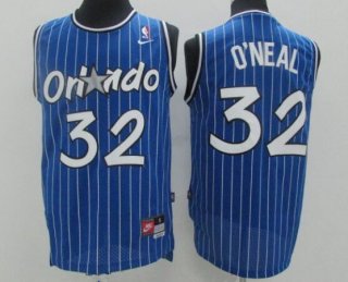 Men's Orlando Magic #32 Shaquille O'neal Blue Stitched NBA Nike Swingman Jersey