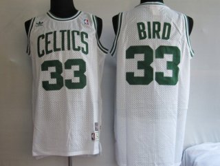 NBA Jersey Boston Celtlcs 33# BIRD white Swingman Throwback Jersey