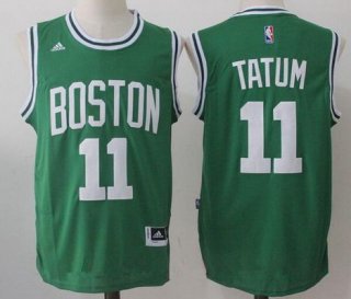 Men's 2017 Draft Boston Celtics #11 Jayson Tatum Green Stitched NBA adidas Revolution 30 Swingman Jersey