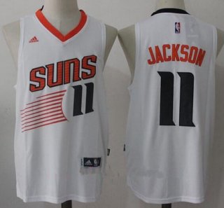 Men's 2017 Draft Phoenix Suns #11 Josh Jackson White Stitched NBA adidas Revolution 30 Swingman Jersey