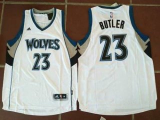 Men's Minnesota Timberwolves #23 Jimmy Butler White Stitched NBA adidas Revolution 30 Swingman Jersey