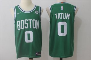 Men's Boston Celtics #0 Jayson Tatum Green 2017-2018 Nike Swingman Stitched NBA Jersey