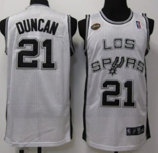 San Antonio Spurs #21 Tim Duncan Latin Nights White Swingman Jersey