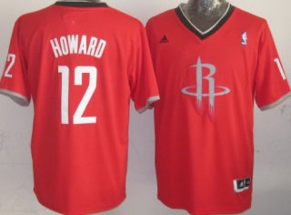 Houston Rockets #12 Dwight Howard Revolution 30 Swingman 2013 Christmas Day Red Jersey