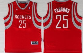 Houston Rockets #25 Chandler Parsons Revolution 30 Swingman Red Jersey