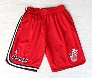 Miami Heat Red Throwback Short