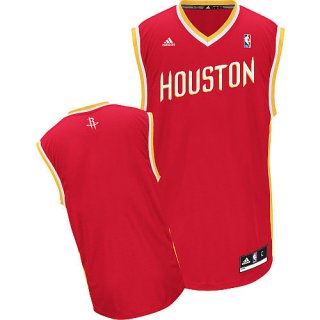 Houston Rockets Blank Red With Gold Swingman Jersey