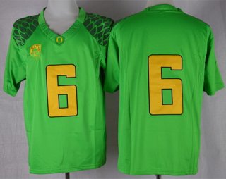 Oregon Ducks #6 Charles Nelson 2013 Light Green Limited Jersey