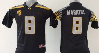 Oregon Duck #8 Marcus Mariota 2014 Black Limited Jersey