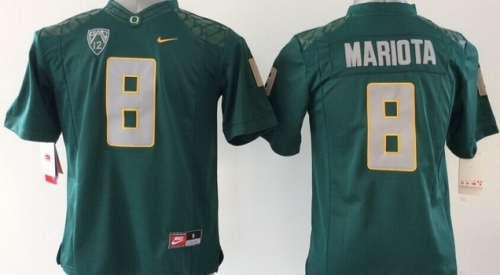 Oregon Ducks #8 Marcus Mariota 2014 Dark Green Limited Jersey