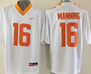 Men's Tennessee Volunteers #16 Peyton Manning White 2015 NCAA Football Nike Jersey