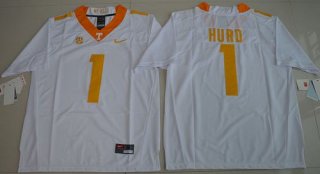 Tennessee Vols #1 Jalen Hurd White Limited Stitched NCAA Jersey