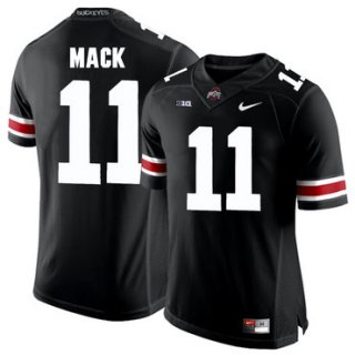 Ohio State Buckeyes 11 Austin Mack Black College Football Jersey