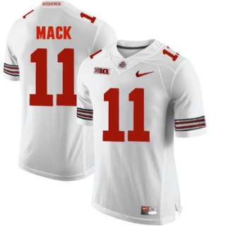 Ohio State Buckeyes 11 Austin Mack White College Football Jersey