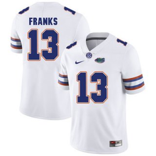 Florida Gators White #13 Feleipe Franks Football Player Performance Jersey