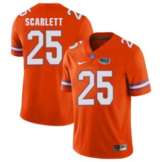 Florida Gators Orange #25 Jordan Scarlett Football Player Performance Jersey