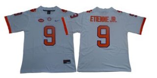 Men's Nike Clemson Tigers #9 Travis Etienne Jr White Team Color 2019 New Limited Football Jersey