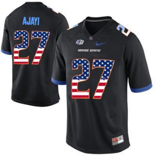 Boise State Broncos 27 Jay Ajayi Black USA Flag College Football Jersey