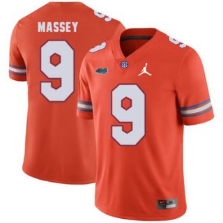 Florida Gators 9 Dre Massey Orange College Football Jersey