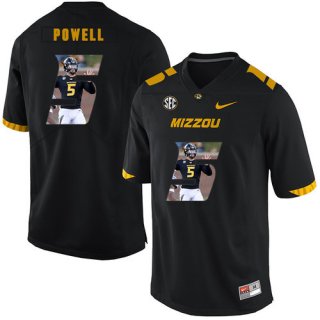 Missouri Tigers 5 Taylor Powell Black Nike Fashion College Football Jersey