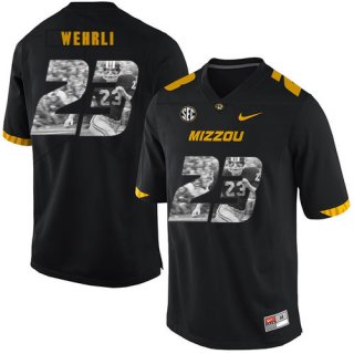 Missouri Tigers 23 Roger Wehrli Black Nike Fashion College Football Jersey