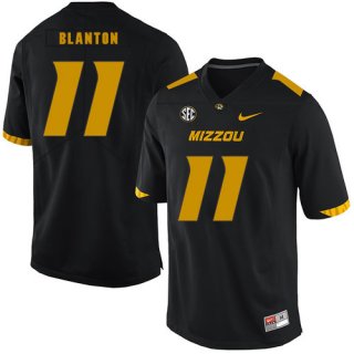 Missouri Tigers 11 Kendall Blanton Black Nike College Football Jersey