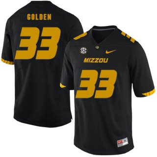 Missouri Tigers 33 Markus Golden III Black Nike College Football Jersey