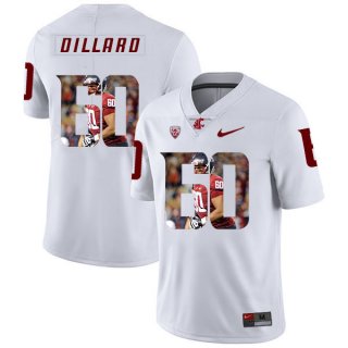 Washington State Cougars 60 Andre Dillard White Fashion College Football Jersey