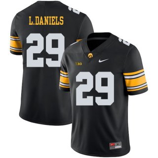 Iowa Hawkeyes 29 LeShun Daniels Black College Football Jersey