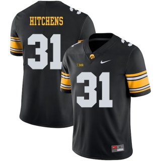 Iowa Hawkeyes 31 Anthony Hitchens Black College Football Jersey