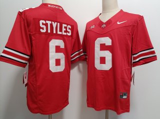 Men's Ohio State Buckeyes #6 Sonny Styles Red FUSE College Football Jersey