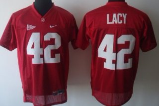 Alabama Crimson Tide #42 Eddie Lacy Red Jersey